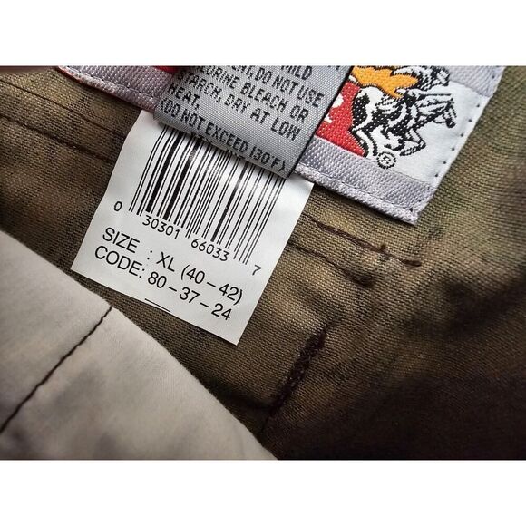 Winchester Camo Pants Mens Size XL Green Rebark Camouflage Cargo Snap Pockets - Picture 11 of 14